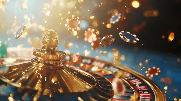 Live casino table with multiple camera angles and betting interface